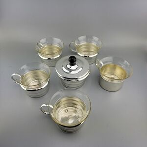 Vintage Five Piece Coffee Cup Set